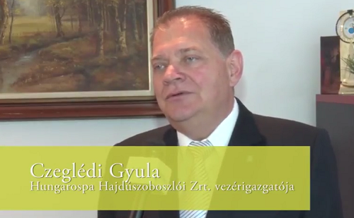 Czeglédi Gyula a Hungarospa fejlesztéseiről