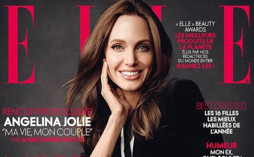 Angelina Jolie az Elle címlapján