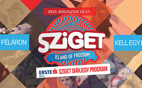 Diákjegy programmal féláron a Szigetre!
